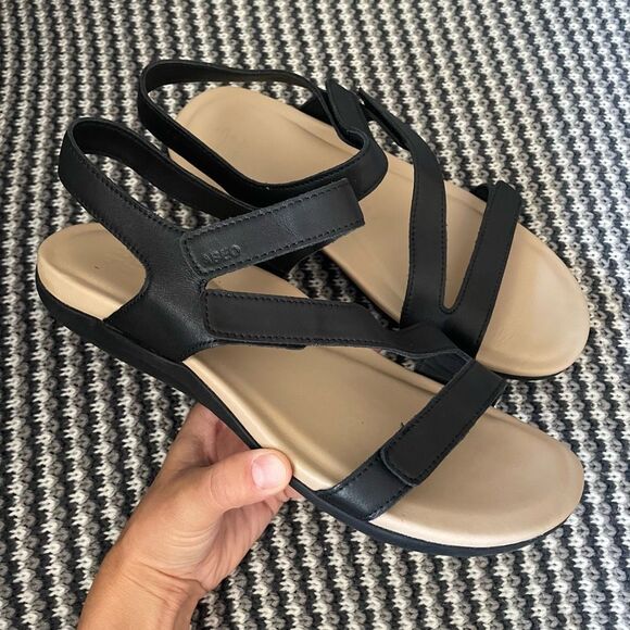 ABEO Oasis Sandal black strappy women’s shoe size 9.5